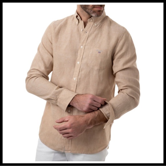 GANT The Linen Shirt Casual Fit - Picture 1 of 8